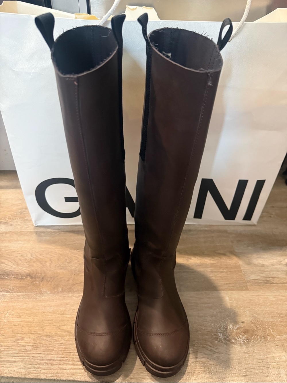 Ganni “Country” Boots